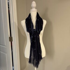Elegant Navy Blue Scarf